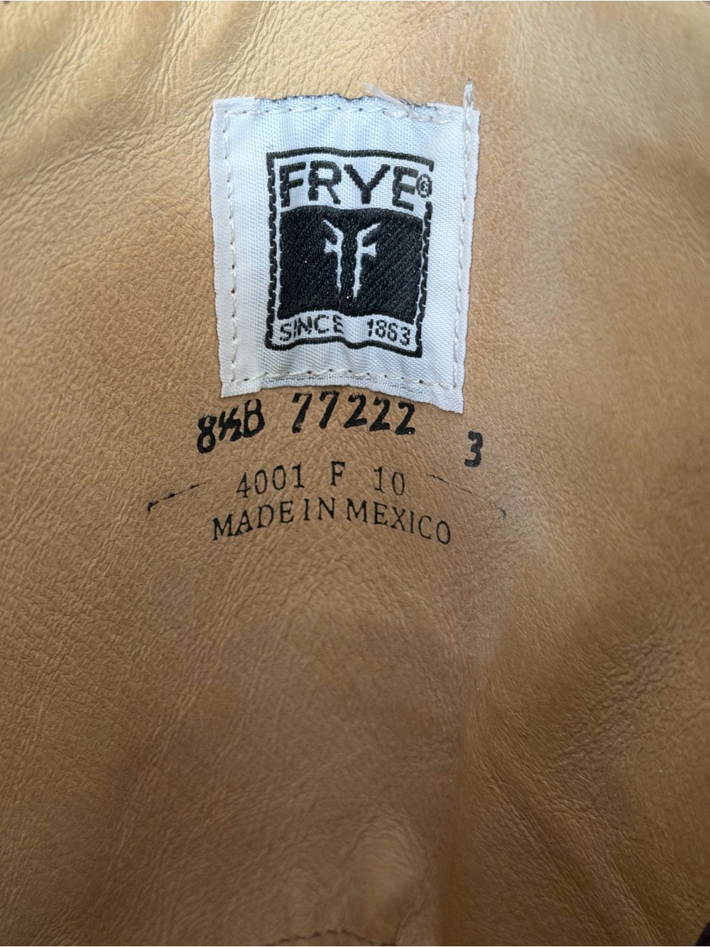 Frye Vintage Jane Camel/Brown Suede  Womens 8.5 Riding Boots - Picture 5 of 11